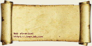 Jefimija Trifunović vizit kartica